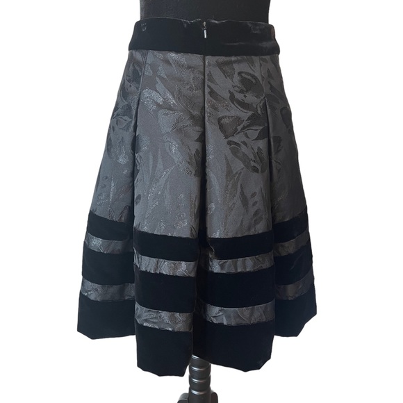 Badgley Mischka Black Cocktail Dress Skirt - Picture 6 of 11